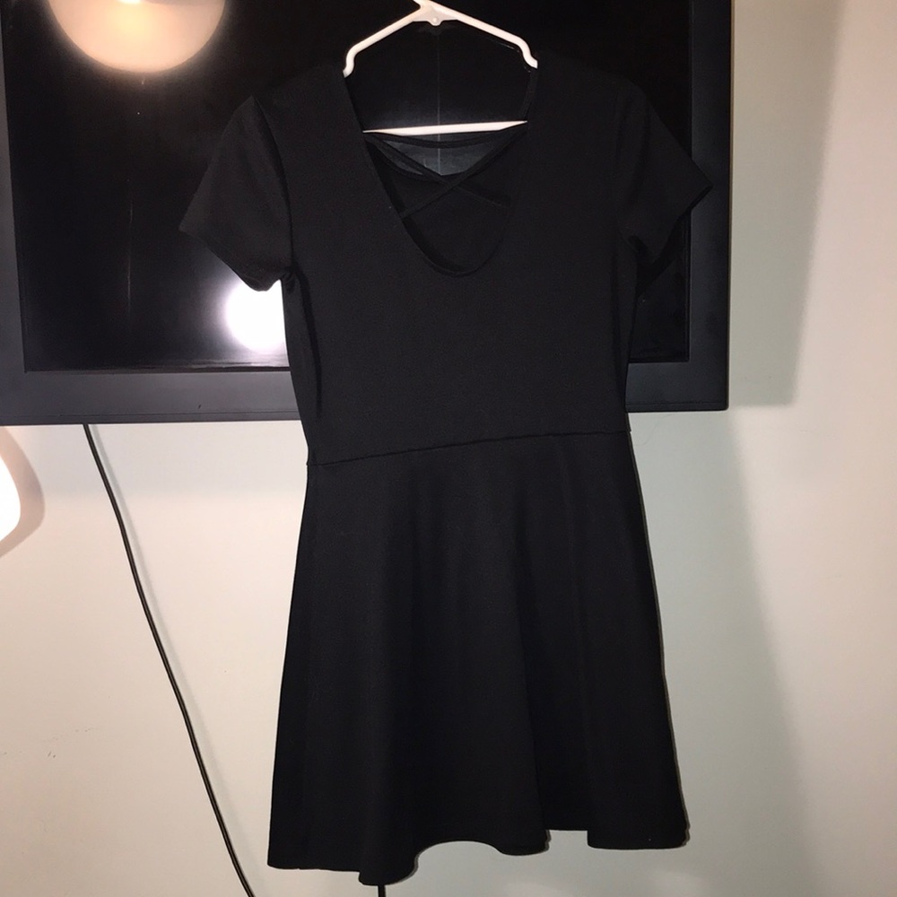 All black dress